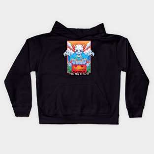 haunting the city Kids Hoodie